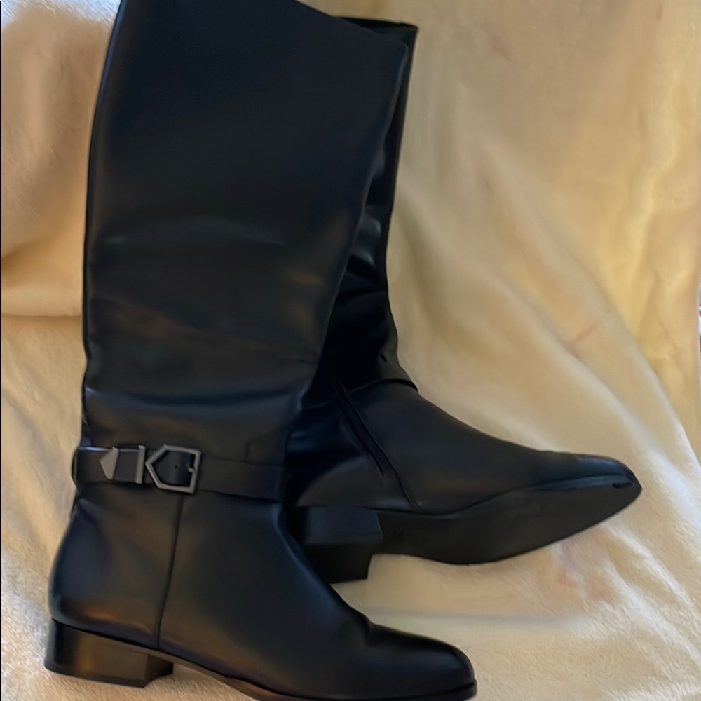 Via Spiga Black Women's Knee-High Boots